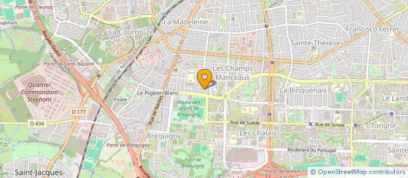 localisation de l'entreprise MADAME GADEA DANTHINE NAVARRO  RENNES