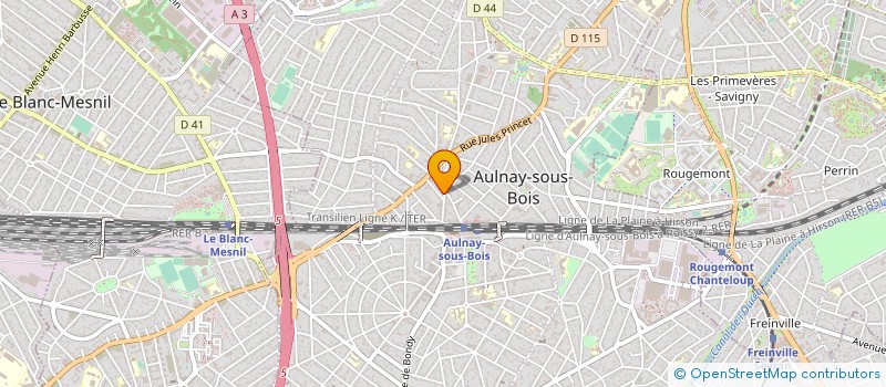 localisation de l'entreprise MADAME GAEL ABRAHAM à AULNAY-SOUS-BOIS