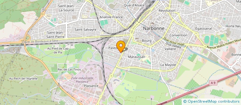 localisation de l'entreprise MADAME GAEL ANDRES  NARBONNE