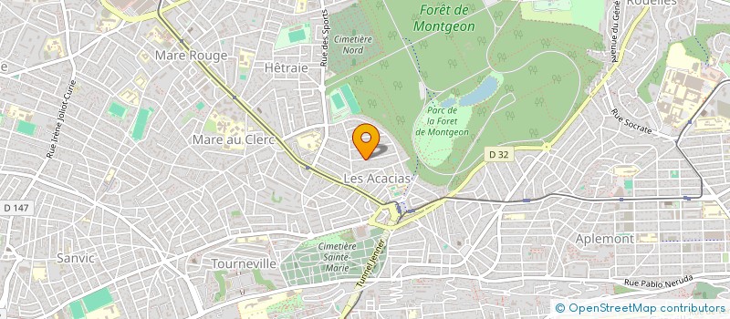 localisation de l'entreprise MADAME GAEL BODEVIN  LE HAVRE