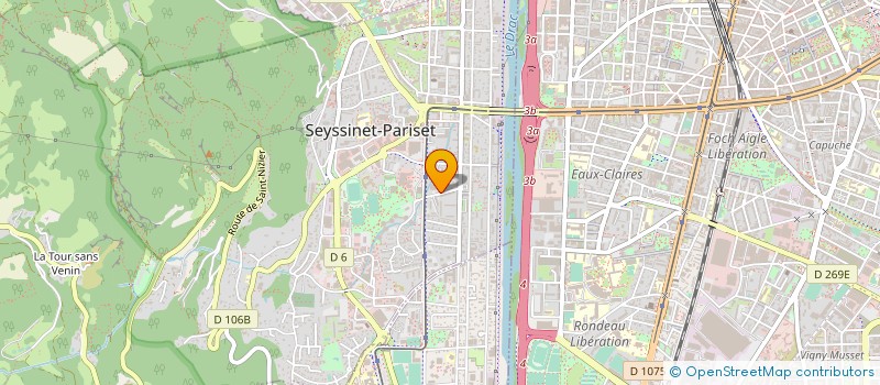 localisation de l'entreprise MADAME GAEL COLLINEAU  SEYSSINET-PARISET