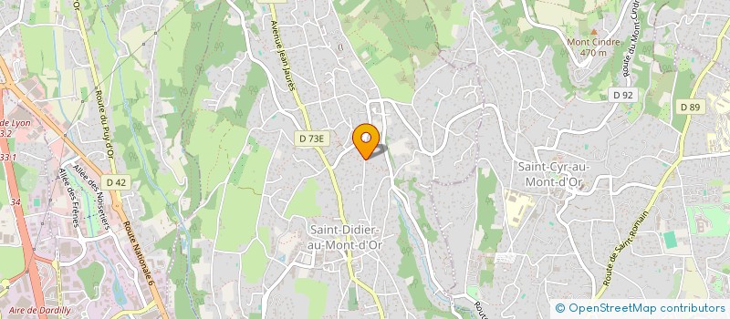 localisation de l'entreprise MADAME GAEL DER HAGOBIAN  SAINT-DIDIER-AU-MONT-D'OR