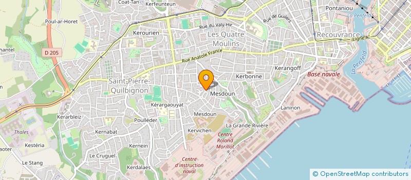 localisation de l'entreprise MADAME GAEL DURAND à BREST