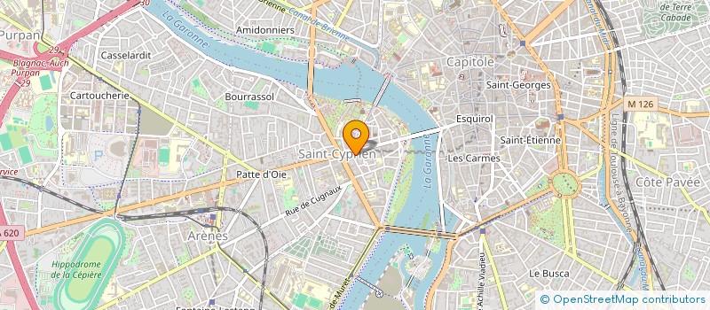 localisation de l'entreprise MADAME GAEL HECQUET  TOULOUSE