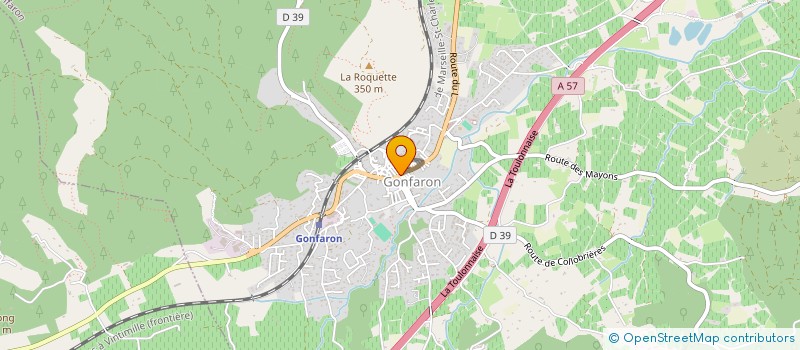 localisation de l'entreprise MADAME GAEL PENNEC  GONFARON