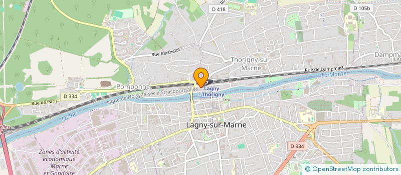 localisation de l'entreprise MADAME GAEL PHILIPPART  POMPONNE