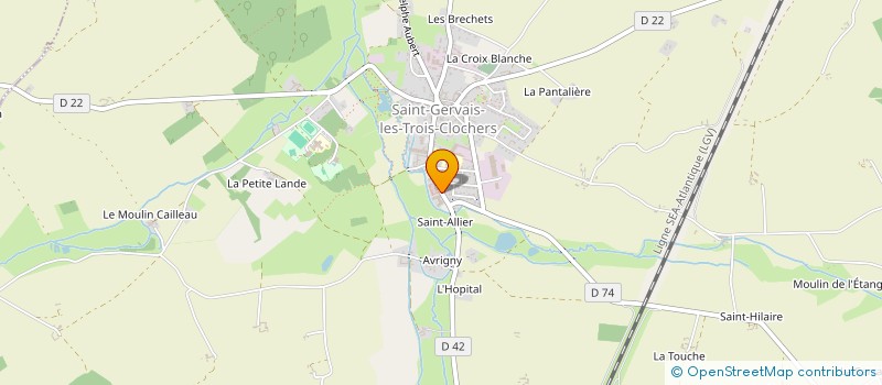 localisation de l'entreprise MADAME GAEL ROIGNANT à SAINT-GERVAIS-LES-TROIS-CLOCHERS