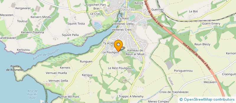 localisation de l'entreprise MADAME GAELA MASSON  DAOULAS