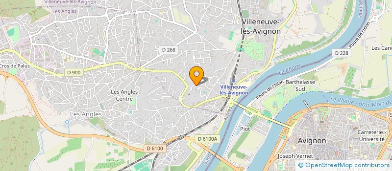 localisation de l'entreprise MADAME GAELE BAZENNERYE  VILLENEUVE-LES-AVIGNON