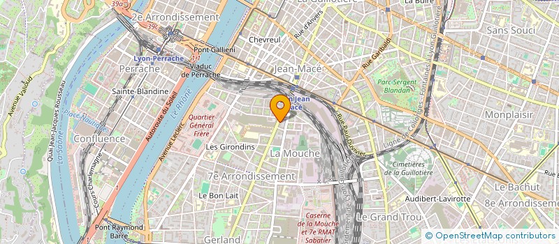 localisation de l'entreprise MADAME GAELE BRAUN à LYON