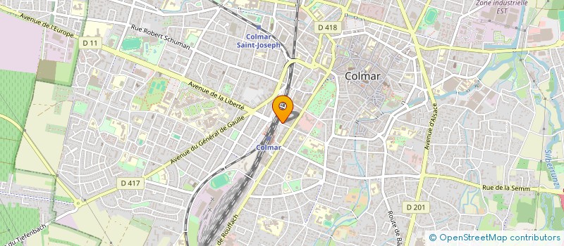 localisation de l'entreprise MADAME GAELE BRIGITTE GIOT  COLMAR