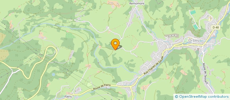 localisation de l'entreprise MADAME GAELE FRECHARD  ORBEY