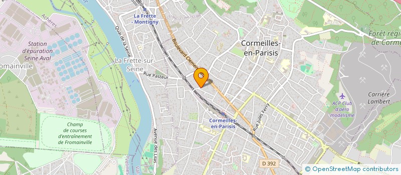 localisation de l'entreprise MADAME GAELE RENARD à CORMEILLES-EN-PARISIS