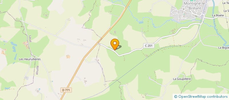 localisation de l'entreprise MADAME GAELE T KINT DE ROODENBEKE  MONTIGNE LE BRILLANT