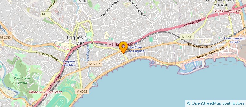 localisation de l'entreprise MADAME GAELLE AGGOUNI à CAGNES-SUR-MER