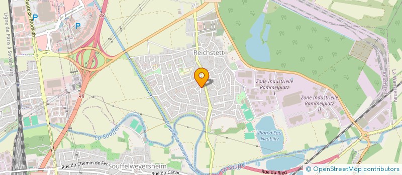 localisation de l'entreprise MADAME GAELLE AMETTE  REICHSTETT