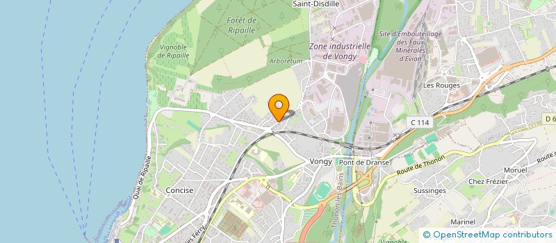 localisation de l'entreprise MADAME GAELLE AMIOT à THONON-LES-BAINS