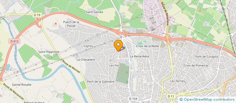 localisation de l'entreprise MADAME GAELLE ANGELINI à BEZIERS