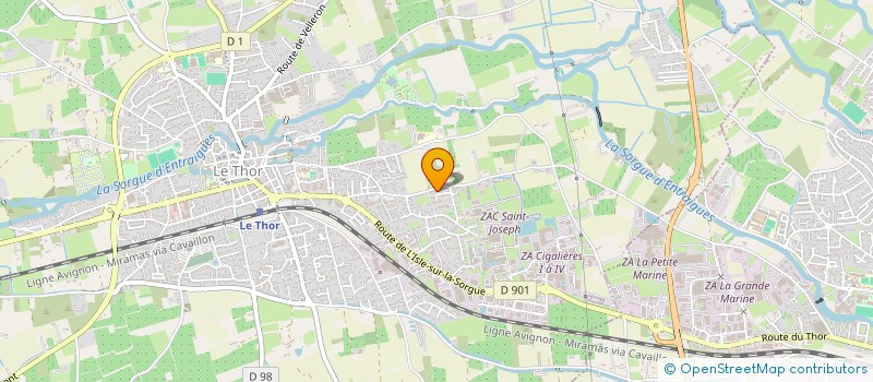 localisation de l'entreprise MADAME GAELLE ARA  LE THOR