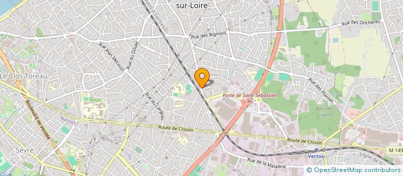 localisation de l'entreprise MADAME GAELLE ARCHAMBAULT à SAINT-SEBASTIEN-SUR-LOIRE