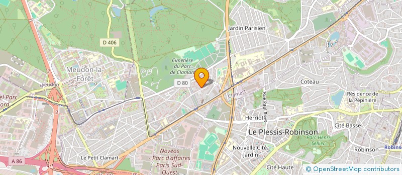 localisation de l'entreprise MADAME GAELLE AUDREY MBONO à CLAMART