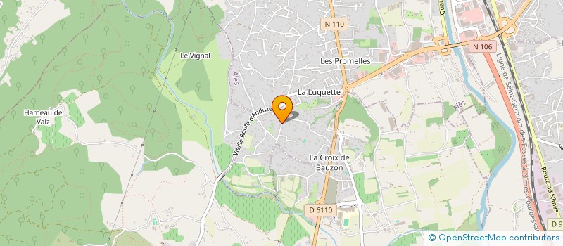 localisation de l'entreprise MADAME GAELLE AUGER  ALES