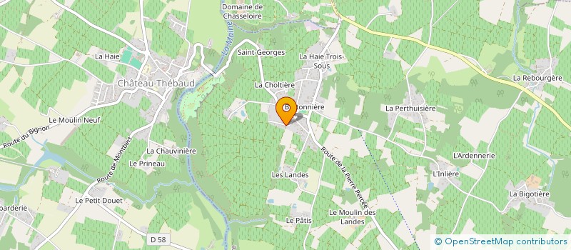 localisation de l'entreprise MADAME GAELLE BAIL  NORT-SUR-ERDRE