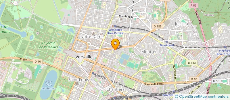 localisation de l'entreprise MADAME GAELLE BALADIE à VERSAILLES