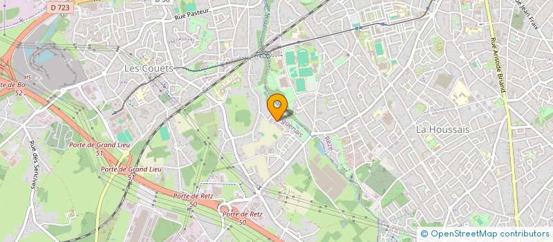 localisation de l'entreprise MADAME GAELLE BALANDE  BOUGUENAIS