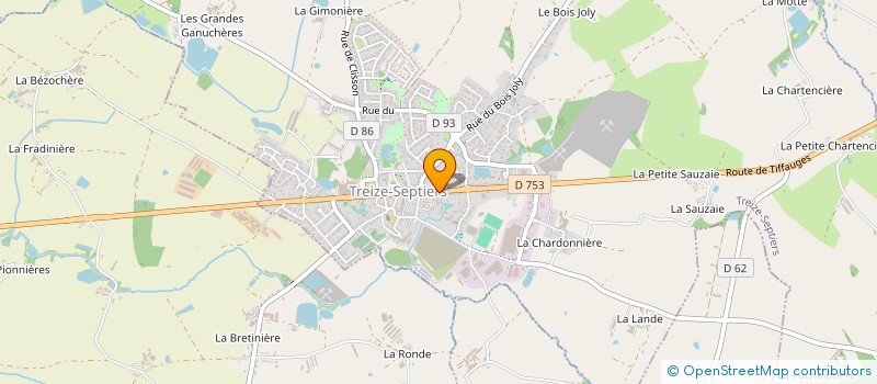 localisation de l'entreprise MADAME GAELLE BALLINGER  TREIZE-SEPTIERS