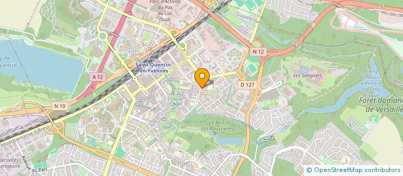 localisation de l'entreprise MADAME GAELLE BANKWI TCHOUJOUENG  GUYANCOURT