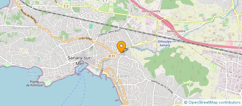 localisation de l'entreprise MADAME GAELLE BASSET  SANARY-SUR-MER