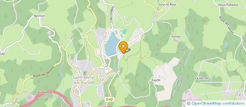 localisation de l'entreprise MADAME GAELLE BATISSE  SAINT-VICTOR-MONTVIANEIX