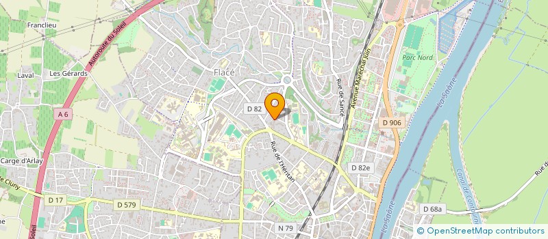 localisation de l'entreprise MADAME GAELLE BEAUPIED  MACON