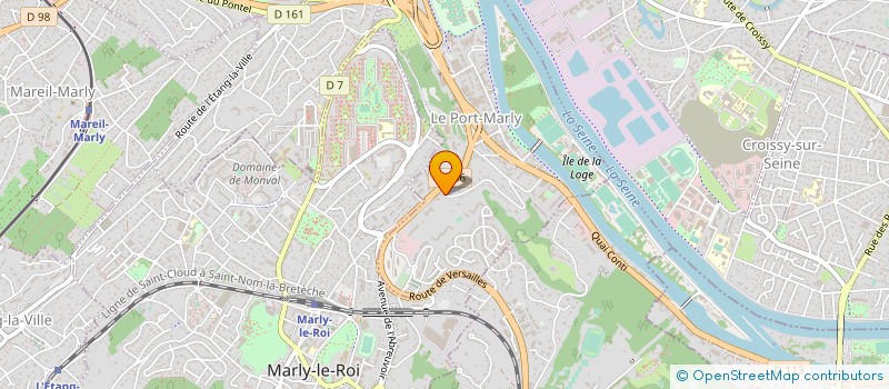 localisation de l'entreprise MADAME GAELLE BEAVOGUI  LE PORT-MARLY