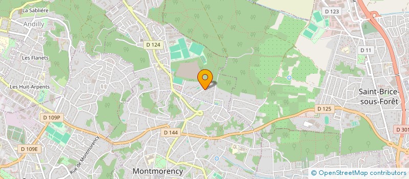 localisation de l'entreprise MADAME GAELLE BEKILA ELUKA  MONTMORENCY