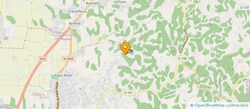 localisation de l'entreprise MADAME GAELLE BELRAIN  LES ABYMES