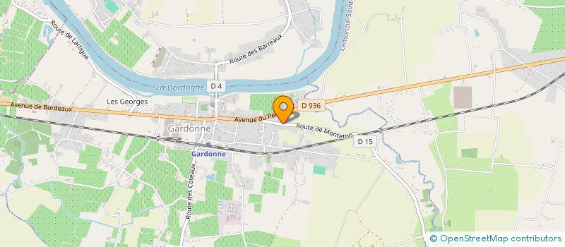 localisation de l'entreprise MADAME GAELLE BELVAL  GARDONNE