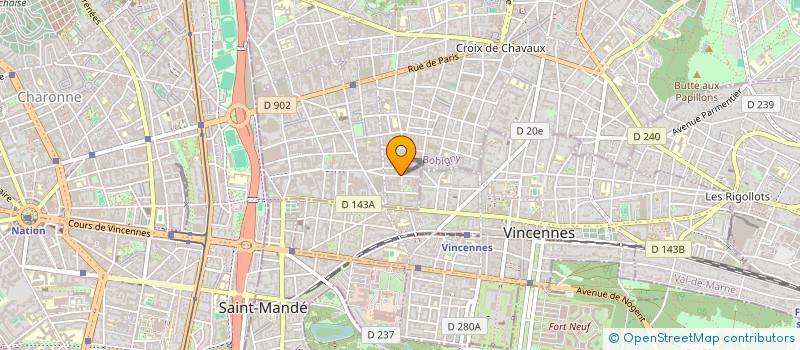 localisation de l'entreprise MADAME GAELLE BENACCHIO à MONTREUIL