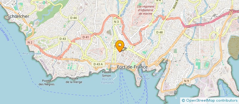 localisation de l'entreprise MADAME GAELLE BENSOUSSAN  FORT-DE-FRANCE