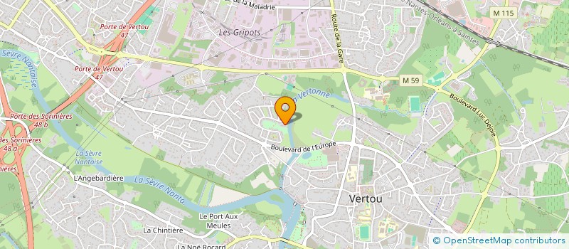 localisation de l'entreprise MADAME GAELLE BERGOT  VERTOU