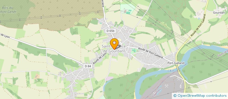 localisation de l'entreprise MADAME GAELLE BERLIET  SAINT-MAURICE-DE-GOURDANS