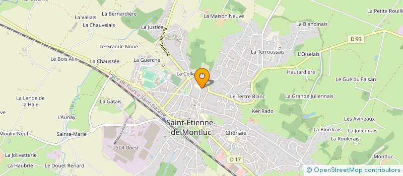 localisation de l'entreprise MADAME GAELLE BERNARD à SAINT-ETIENNE-DE-MONTLUC