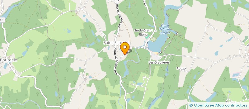 localisation de l'entreprise MADAME GAELLE BERNARD  BUSSIERE-BADIL