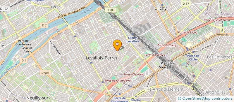 localisation de l'entreprise MADAME GAELLE BERNARDEAU à LEVALLOIS-PERRET