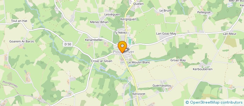 localisation de l'entreprise MADAME GAELLE BERRIAU  PLOUGONVER