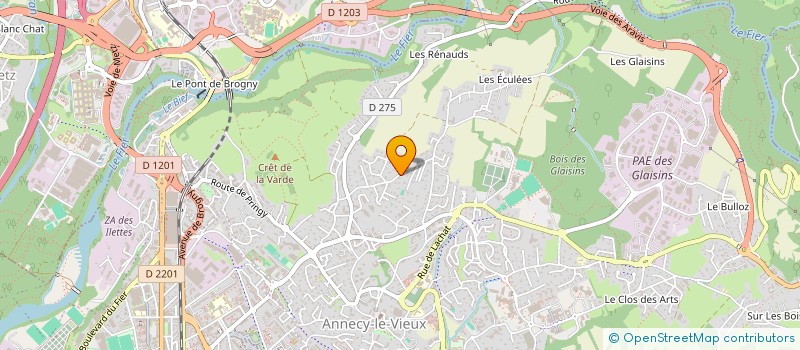 localisation de l'entreprise MADAME GAELLE BERTHOU à ANNECY