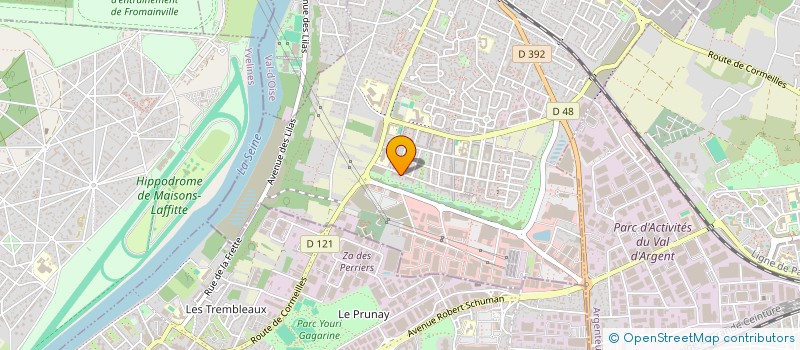 localisation de l'entreprise MADAME GAELLE BERTOLETTI  CORMEILLES-EN-PARISIS