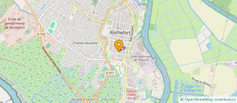 localisation de l'entreprise MADAME GAELLE BERTRAND  ROCHEFORT