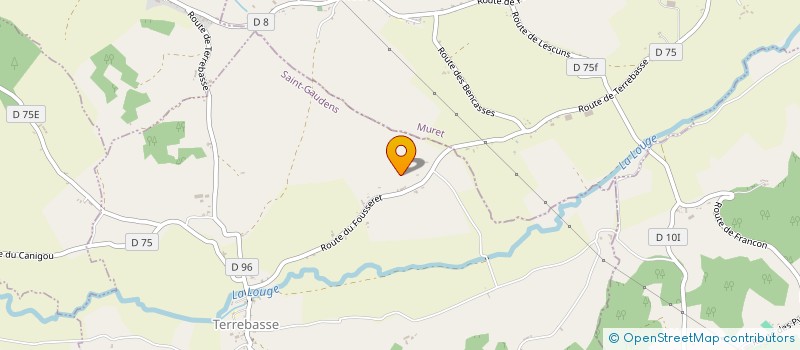 localisation de l'entreprise MADAME GAELLE BERTRAND  TERREBASSE